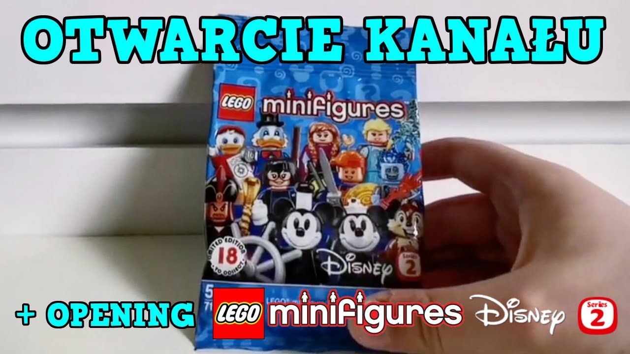 Otwarcie kanału + opening Lego Minifigures Disney 2 71024!
