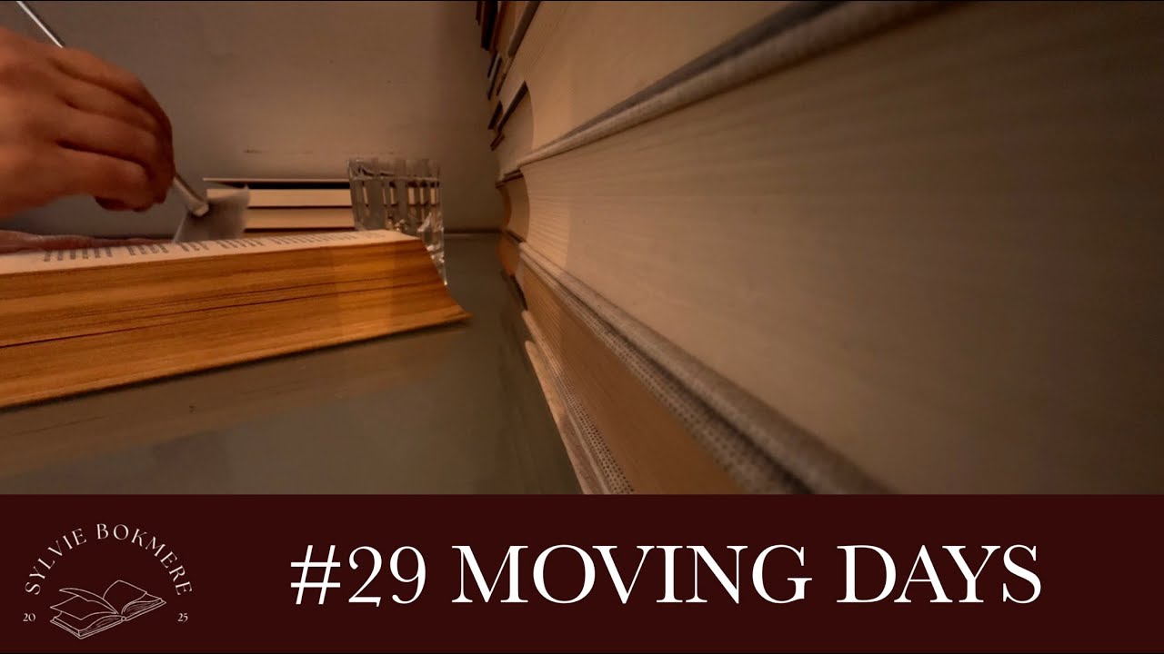 🧹 29 End of year dusting of inherited book from my Grandpa's library and soon moving flats - ASMR