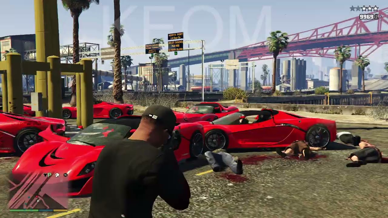 GTA V Franklin vs The Government | Epic Battle in Los Santos