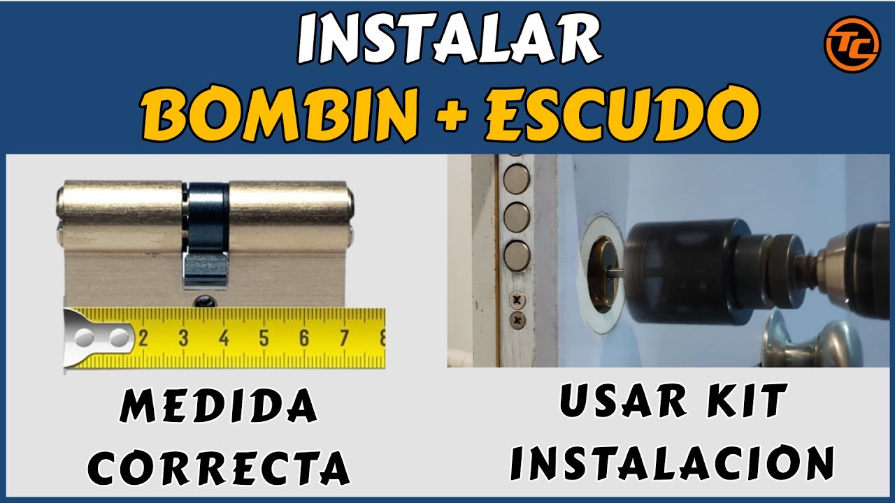 CAMBIAR BOMBIN + INSTALAR ESCUDO SEGURIDAD [TUTORIAL] [KIT INSTALACION ESCUDO Disec] MEDIDA BOMBIN