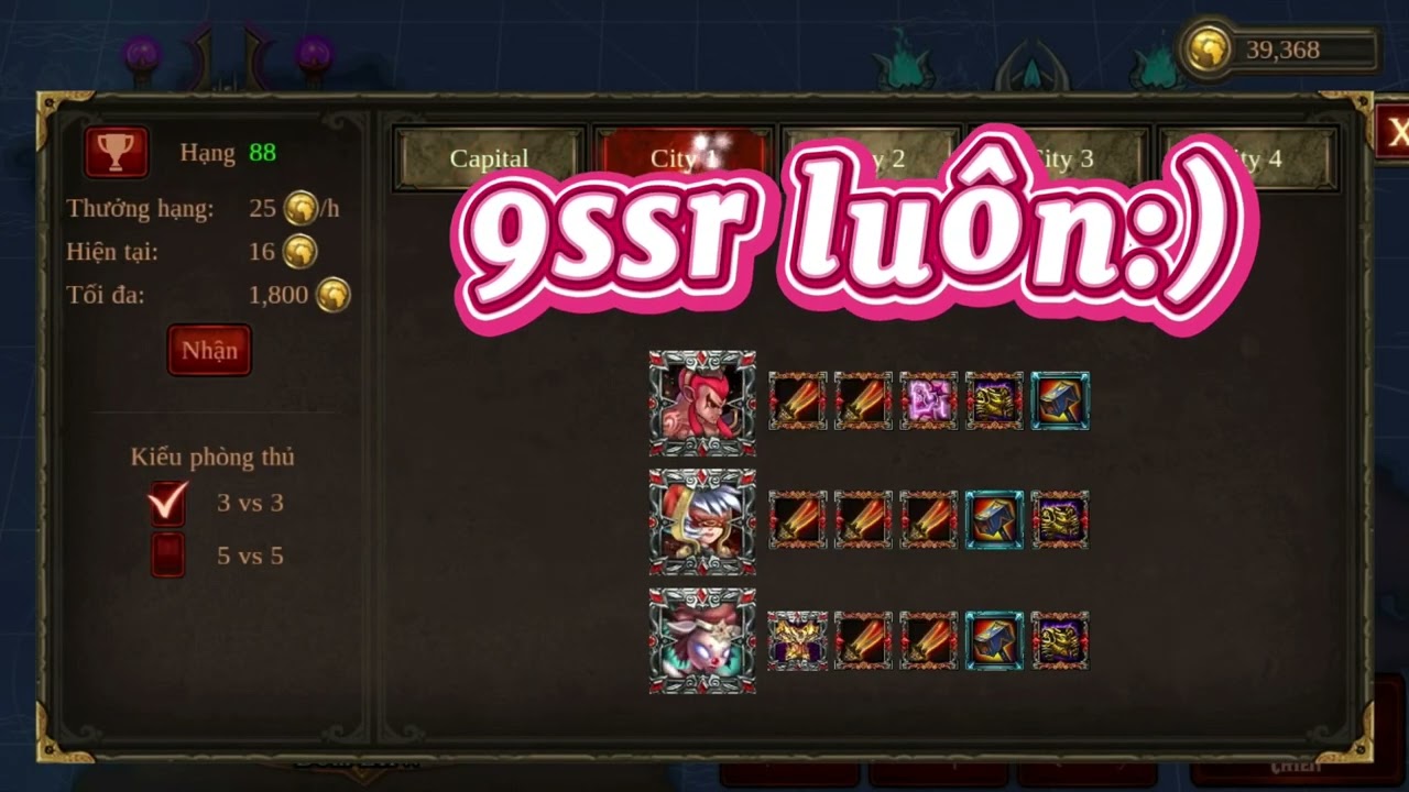 [Epic Heroes War] | Comeback và rv con acc mới siêu VIP