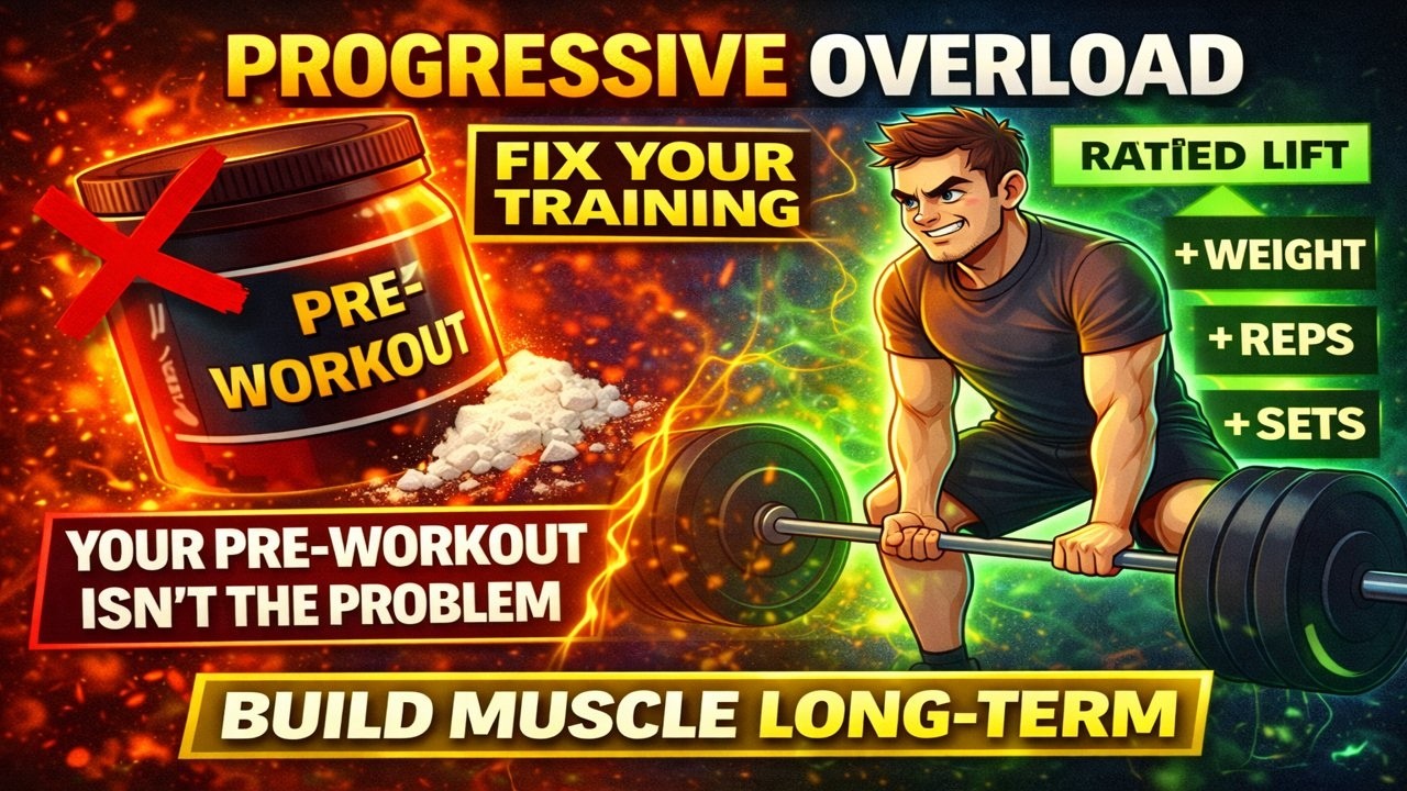Progressive Overload: Why Your Pre-Workout Isn’t the Problem