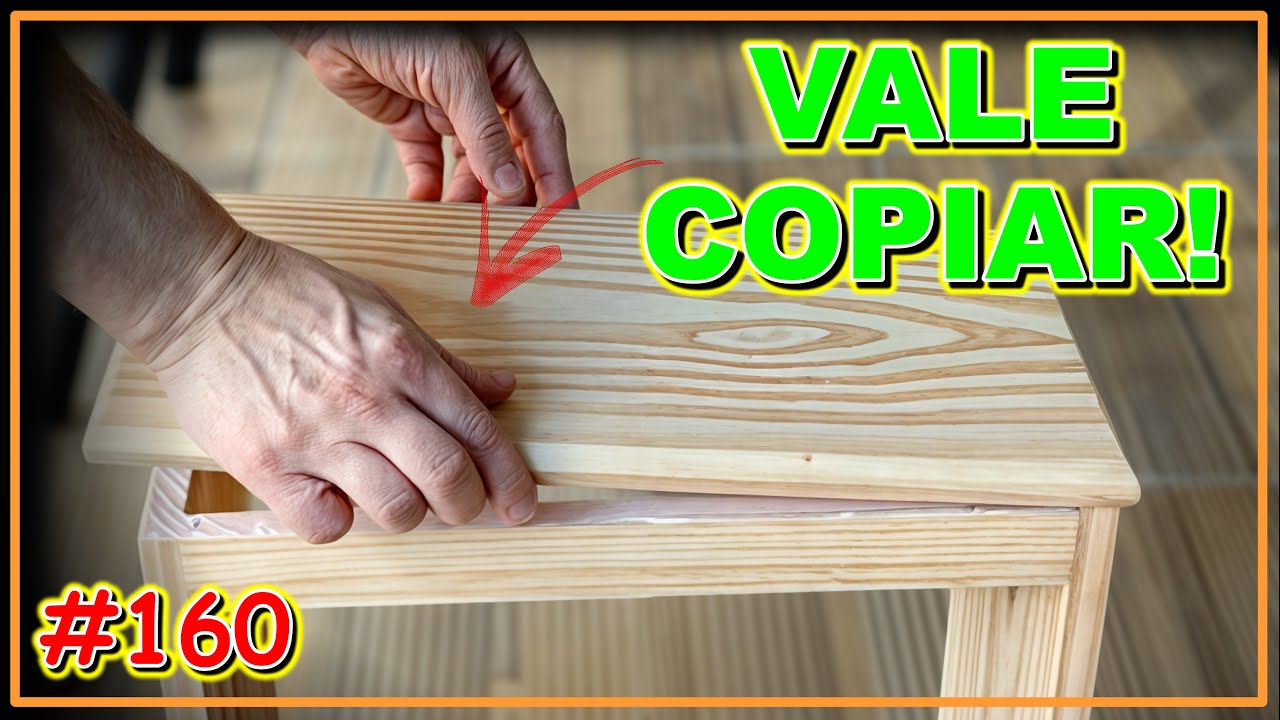 UM PROJETO TÃO ÚTIL QUE VOCÊ VAI QUERER COPIAR (VÍDEO #160) #marcenariacriativa #marcenaria