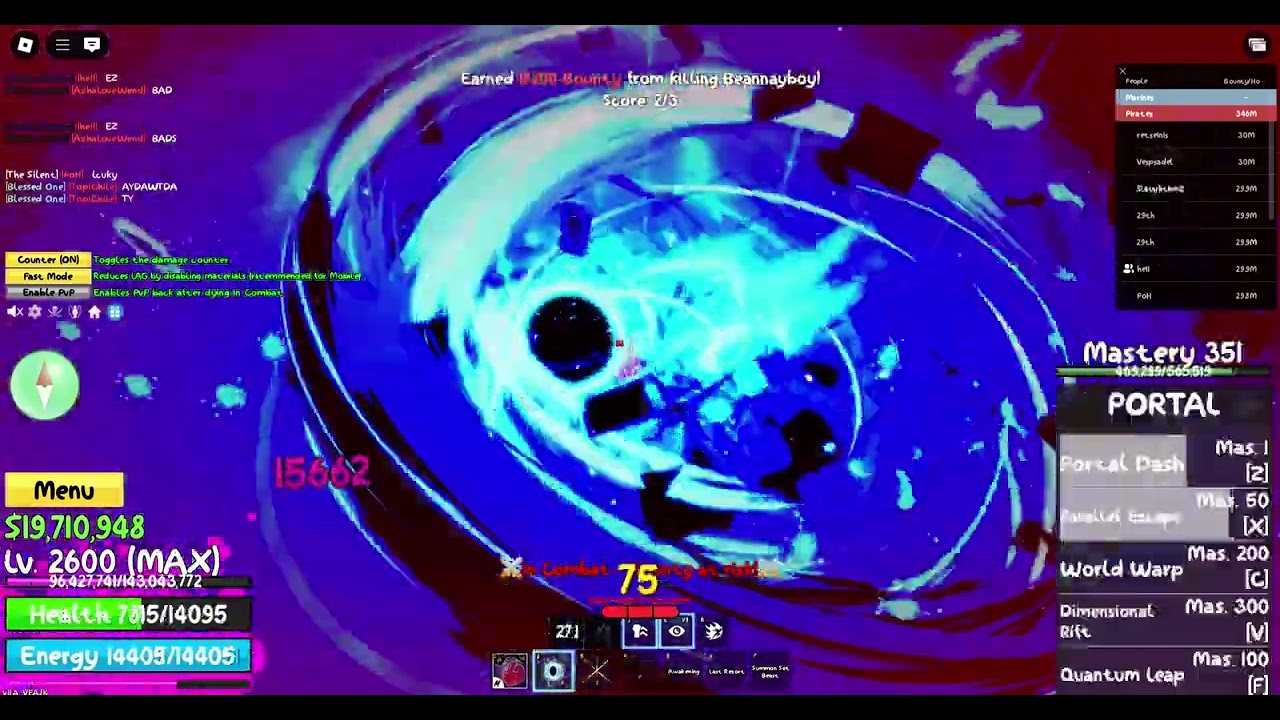 The NA goat returns...Humbling the worst crew in bloxfruit history