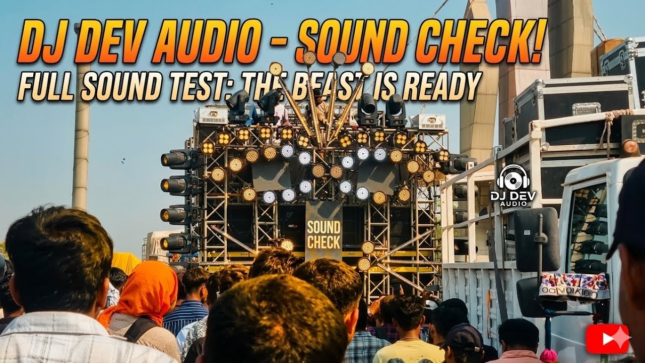 Dj Dev audio sound check latest/Hindu Nav varsh Korba/korba rally2026/dj Dev audio 2026 