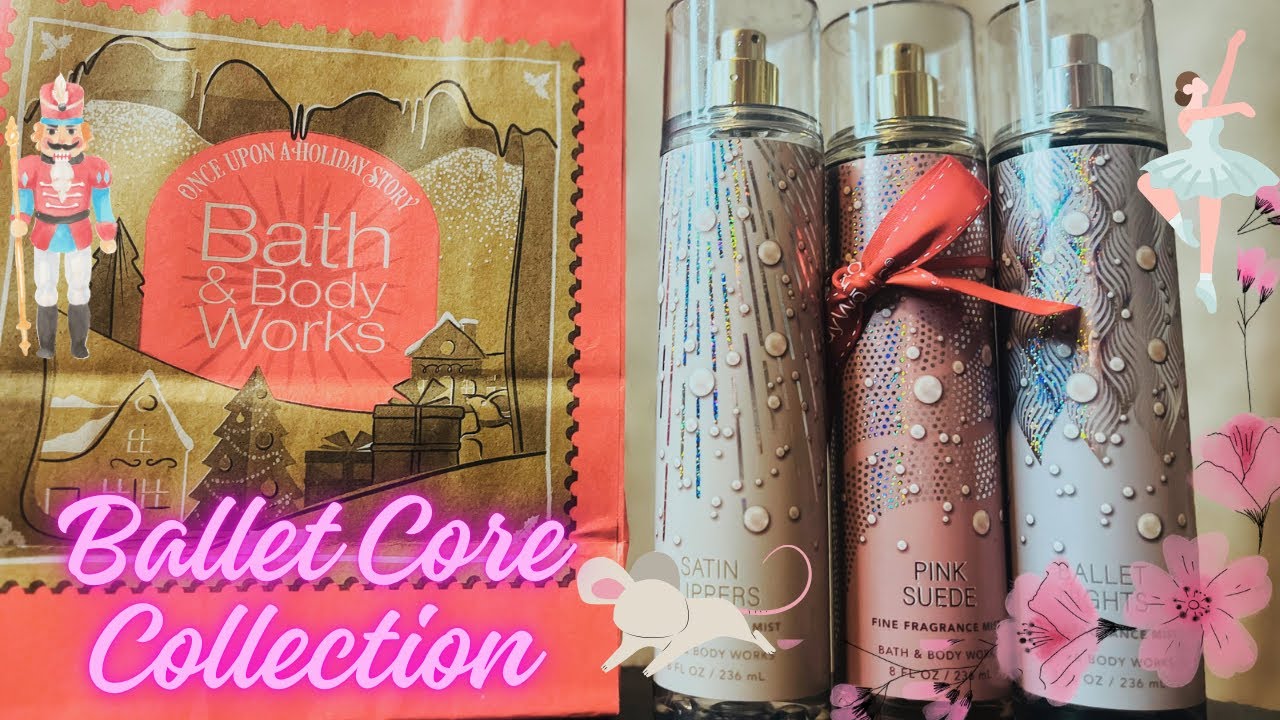 BATH & BODY WORKS BALLET 🩰 CORE COLLECTION!!! REVIEW! Pink Suede, Ballet Nights & Satin Slippers