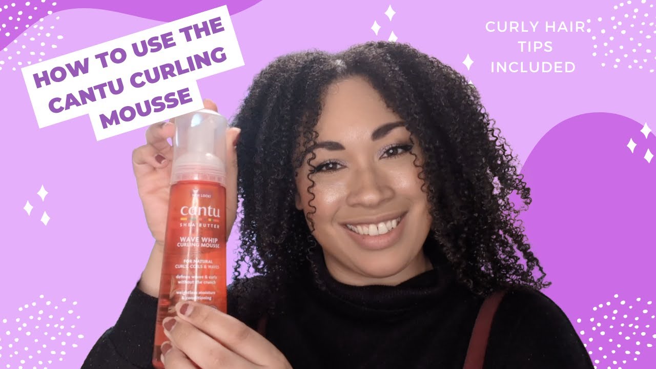How To Use Cantu Curling Mousse