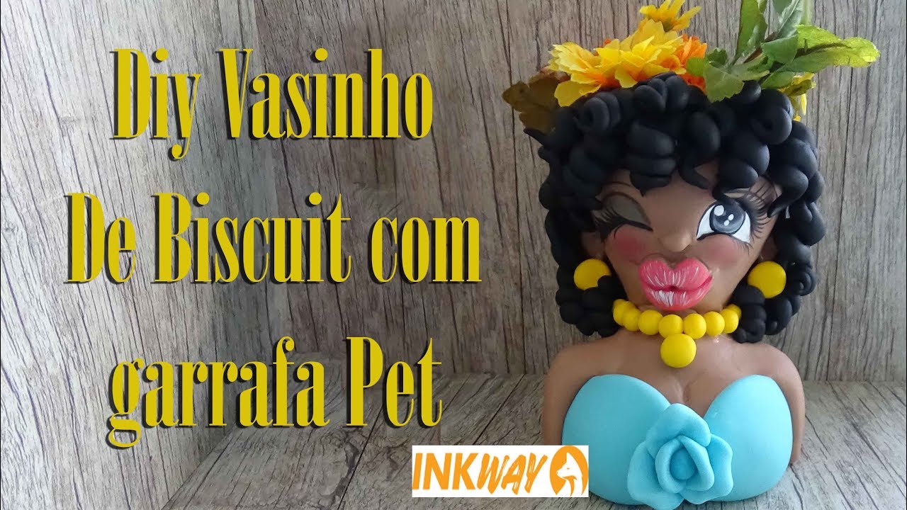 DIY - Vasinho Menina de Biscuit