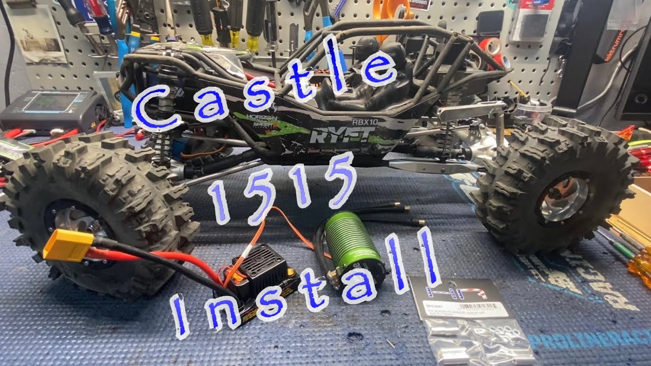 Castle 1515 motor install. Ryft gets more power! How to!