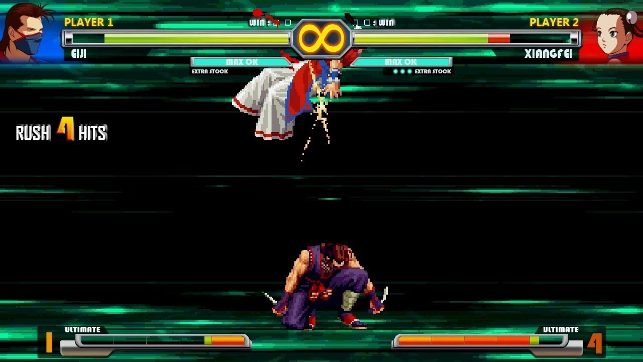 【 MUGEN 】 EIJI vs XIANGFEI