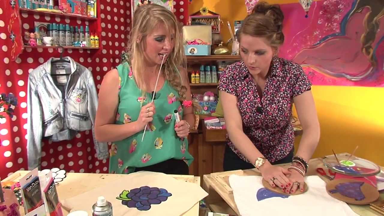 KnutselTV - knutselen met textielverf