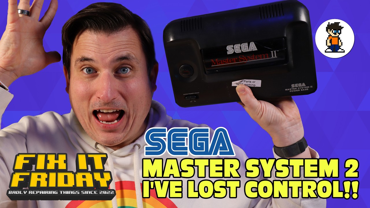 Faulty SEGA Master System 2 Controller Ports - Easy Fix - Fix it Friday