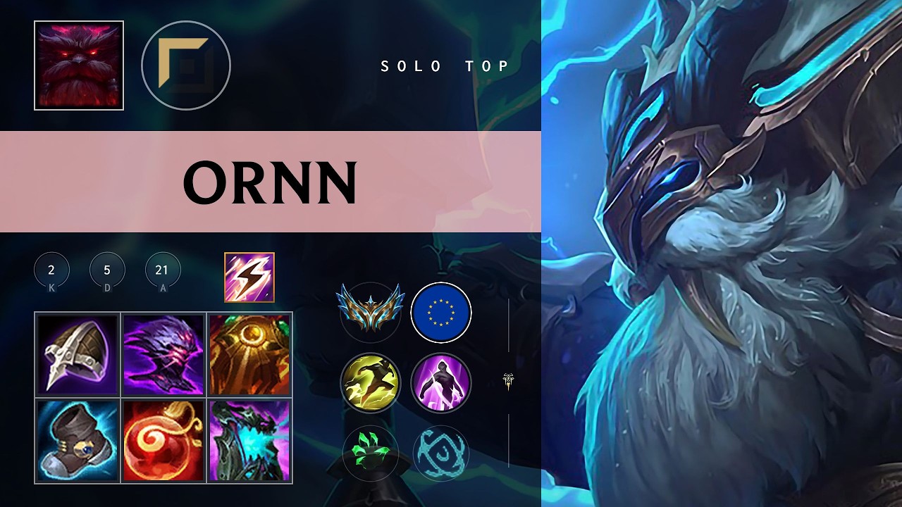 Ornn Top vs Sion - EUW Challenger Patch 26.10