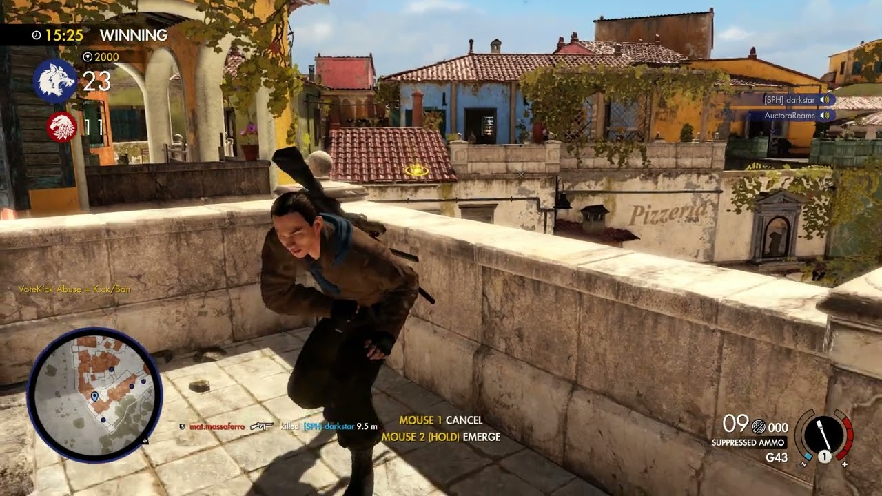 Sniper Elite 4 Multiplayer - My Closest Enemy Rage Quit (MAT)