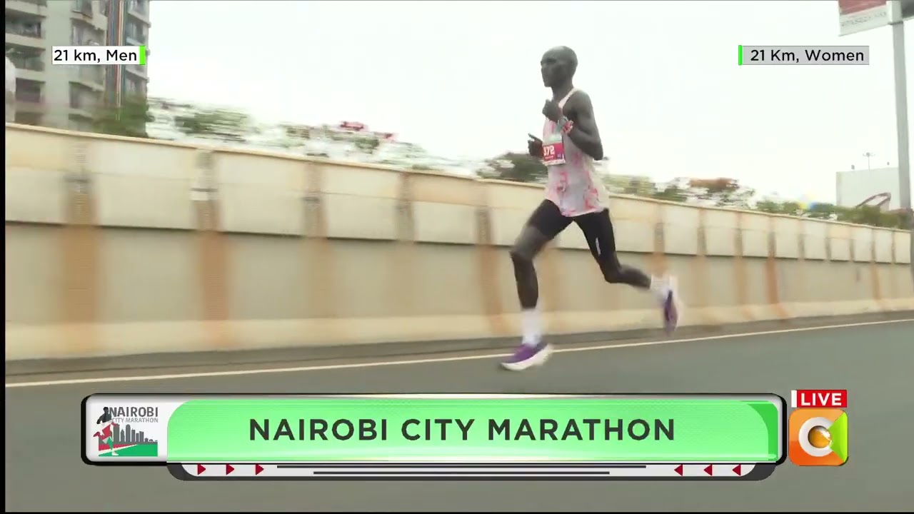 Nairobi City Marathon: Benson Mukomen takes charge of the 42KM race