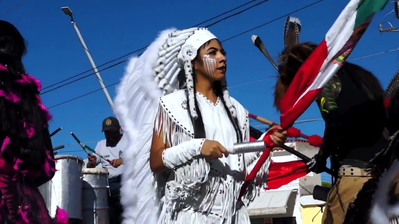 presentación de danzas durango 2022 por DANZA APACHES DE SAN MIGUEL