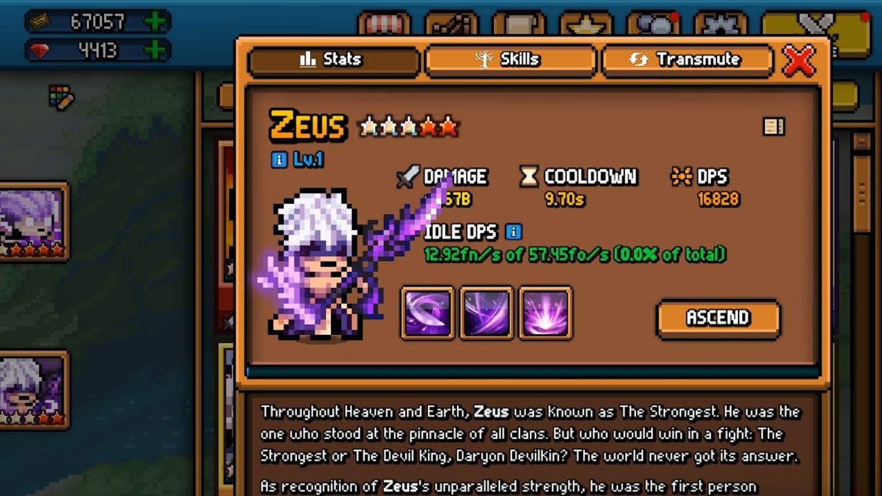 Days Bygone Part 63: New hero Zeus - Lightning team ⚡️