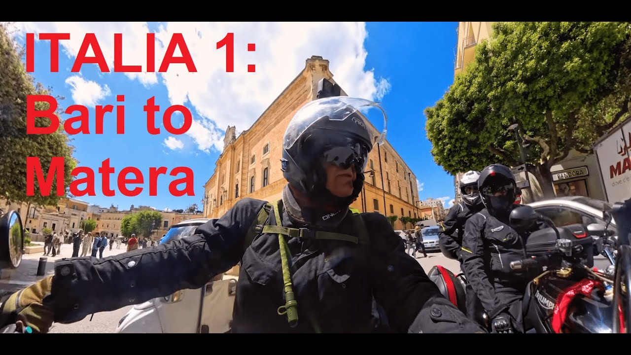 ITALIA 1 - Από Μπάρι στήν Ματέρα - BARI to MATERA, Southern ITALY !