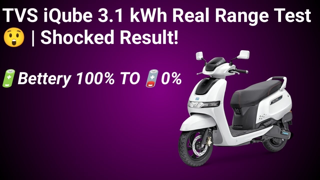 TVS iQube 3.1 kWh Real Range Test 😲 | Shocked Result! 