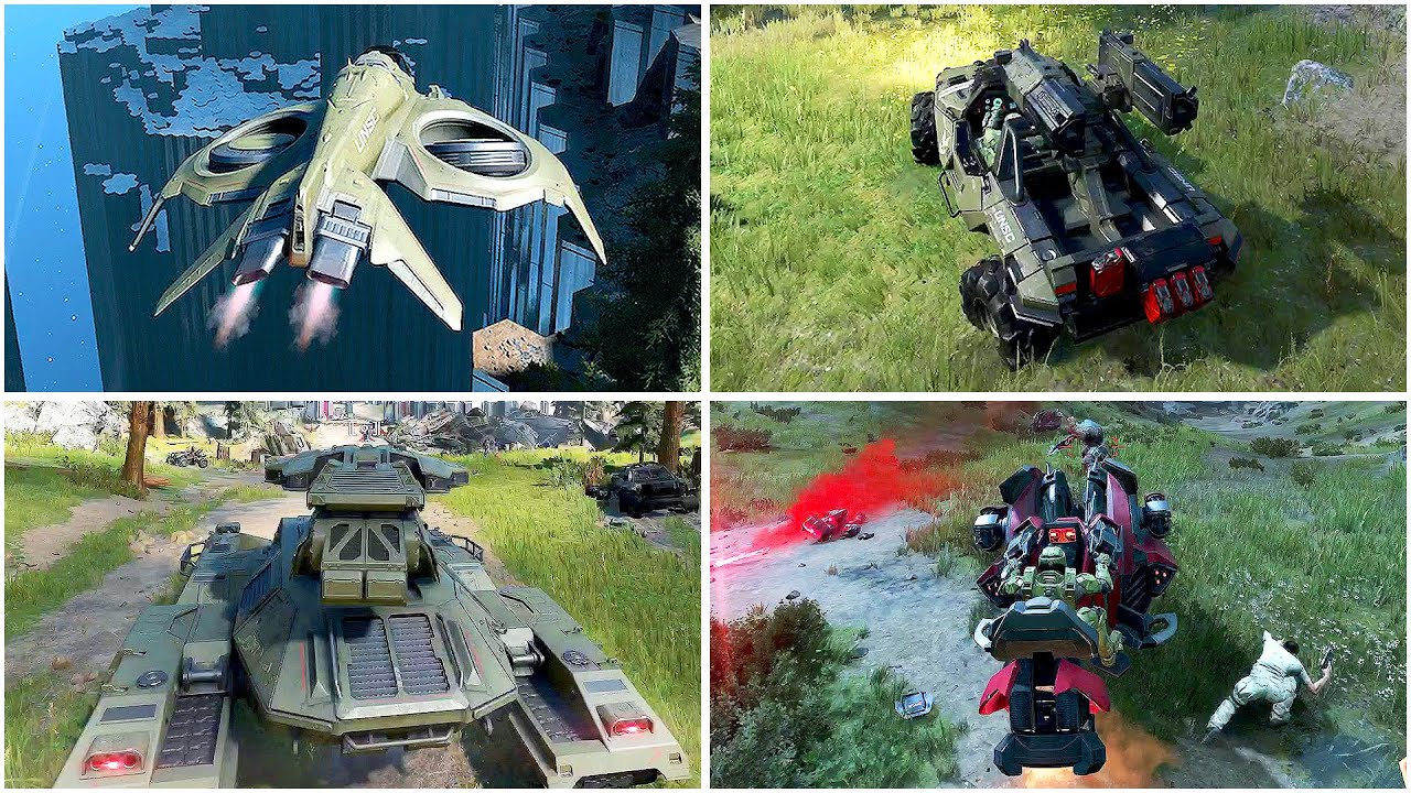 Halo Infinite - All Vehicles Showcase (Campaign)