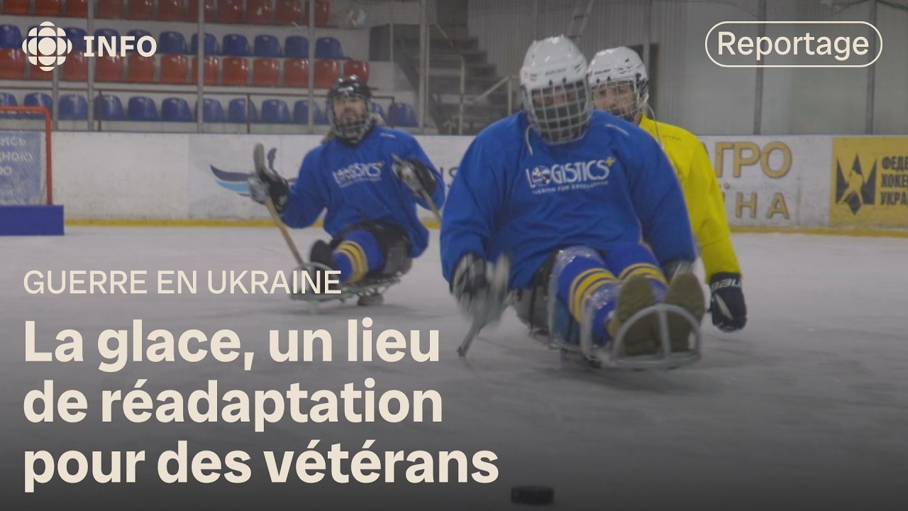 Guerre en Ukraine : des vétérans se tournent vers le hockey et rêvent des Jeux paralympiques