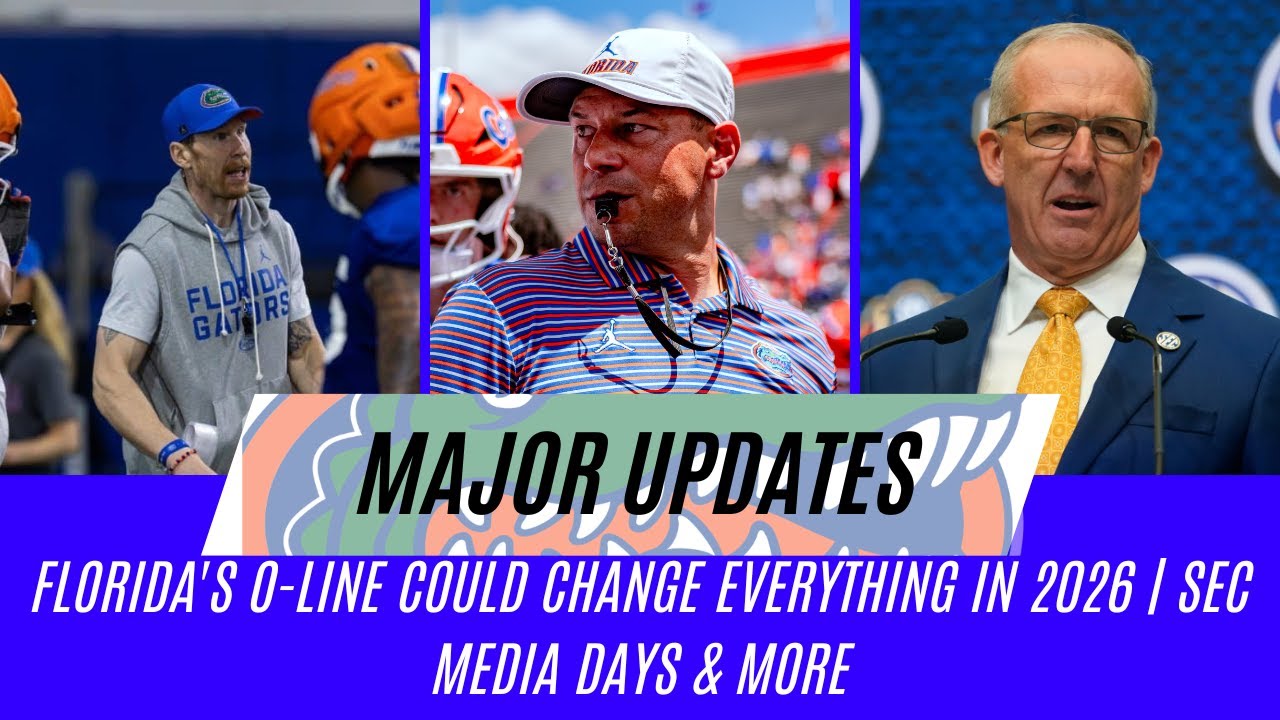 Florida's O-Line Could Change Everything in 2026 | SEC Media Days & More