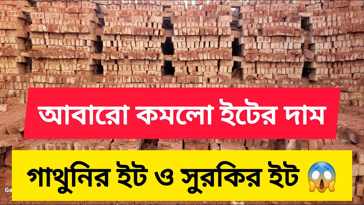 বর্তমানের সবচেয়ে কম দামে ইট কিনুন | আগে ইট পড়ে টাকা দেওয়ার সুযোগ 😱 | Brick field in Bangladesh