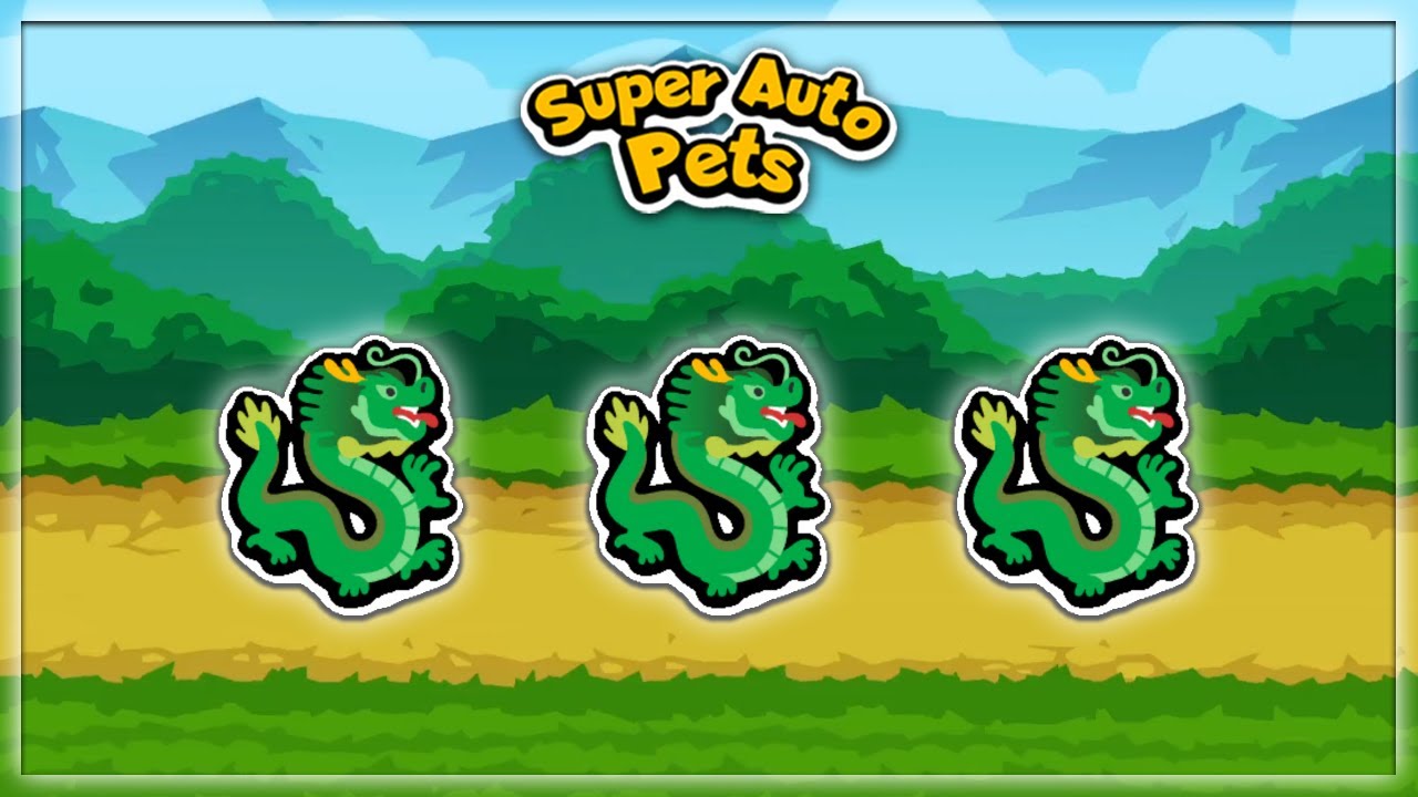 The INSANE Triple Dragon Scaling In Super Auto Pets