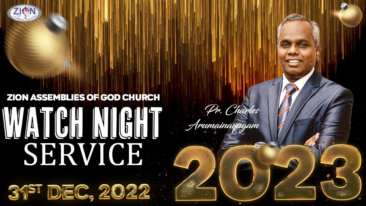 Watch Night Service (Tamil) | 31 December 2022 - 01 January 2023 I Pr. Charles Arumainayagam | Live