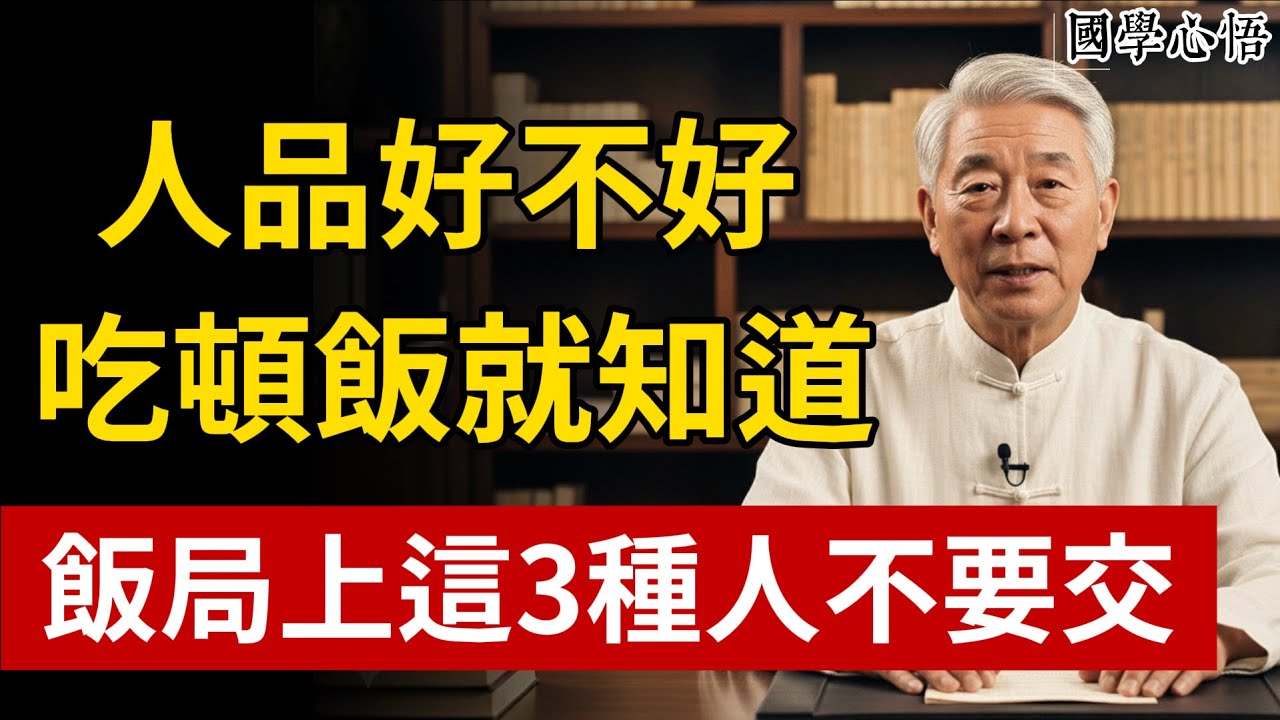 飯桌上識人，百試百靈！人品好不好，不用反覆試探，飯局上暴露這3個細節的人，絕對不能深交！