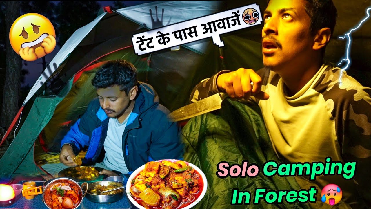 🥶Solo Winter Camping Gone Wrong In Forest | Solo Camping In Uttarakhand | Unknown Dreamer 