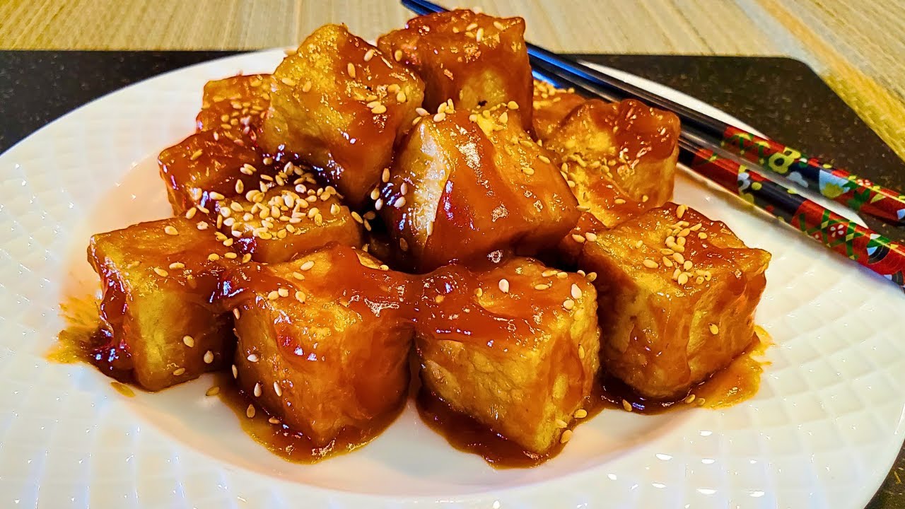 Sweet and Sour Tofu! | Easy and Delicious!