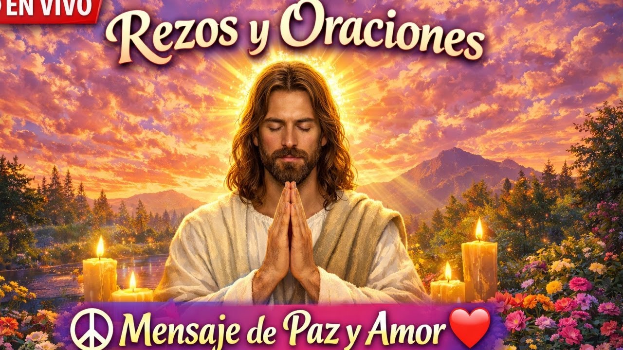 🔴 EN VIVO: Si necesitas paz escucha esta oración | Jesucristo te acompaña 🙏