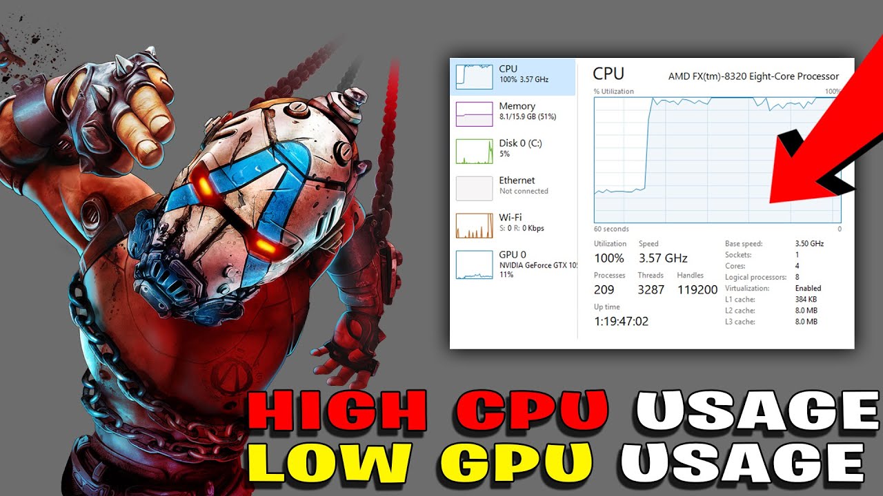 Borderlands 4: How to FIX High CPU & Low GPU Usage | Fix CPU Bottleneck & Low GPU Usage