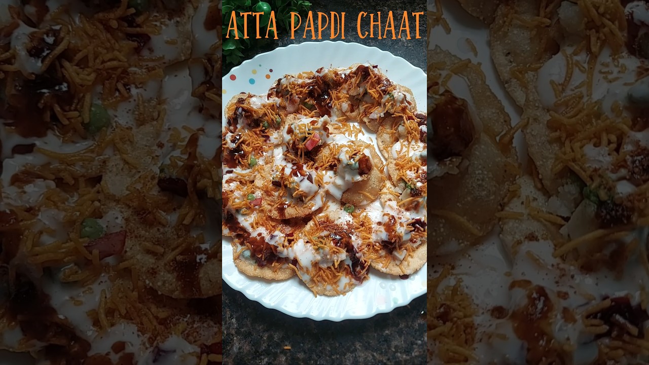 Atta papdi chaat | Monsoon special | Atta papdi recipe in hindi | #niwalaswaadka #trendingnow