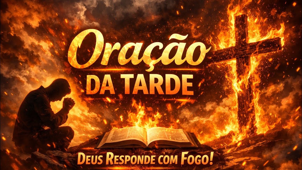 Oração  da tarde O Deus do impossível  Lucas 1 .37 🙌🙏 #
