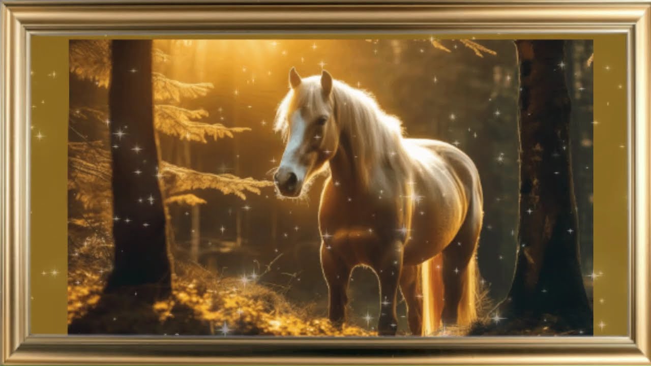 Golden Winter Sunlight, Horse At The River. Landscape, Countryside.   #christmas#home#horse