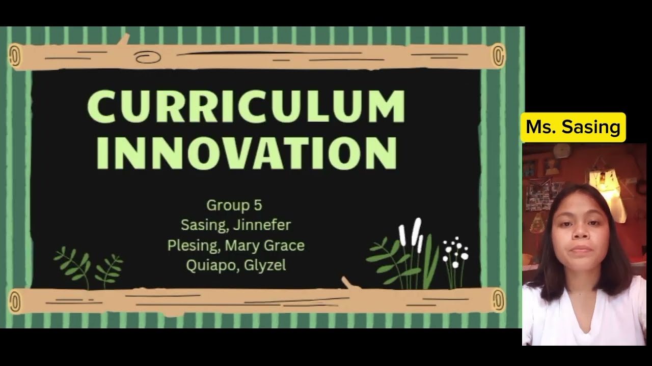 Curriculum Innovation - Part 1