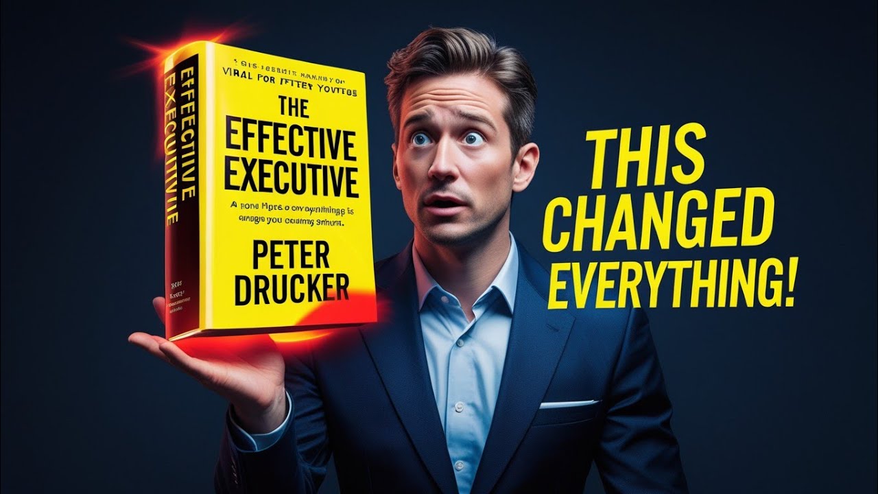 The Effective Executive by Peter Drucker 📘 | Best Book Summary for Productivity & Leadership
