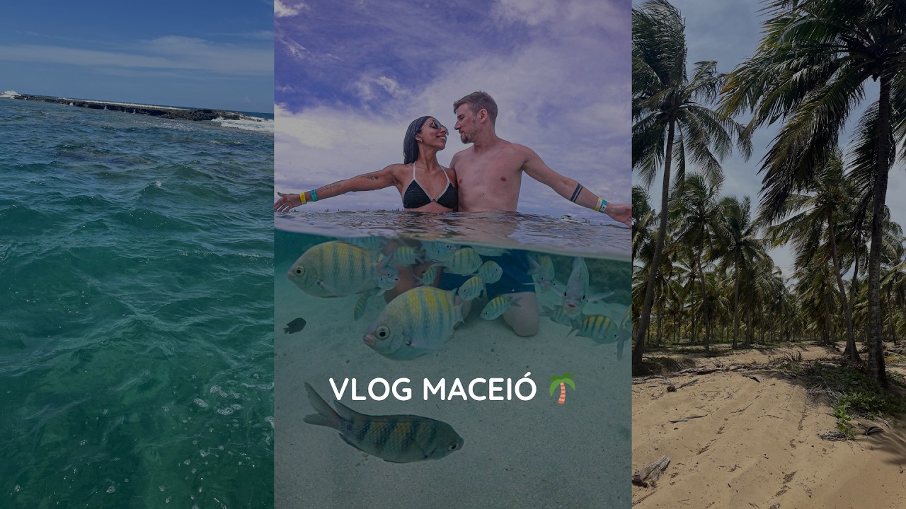 VLOG em Maceió 🌴 Malas, praia e início da viagem