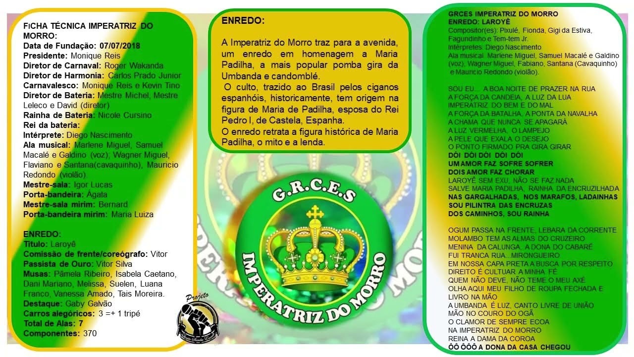 G. R. C. E. S.  IMPERATRIZ DO MORRO