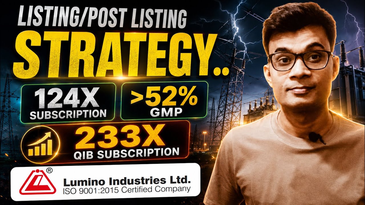 Lumino Industries IPO Listing Day Strategy