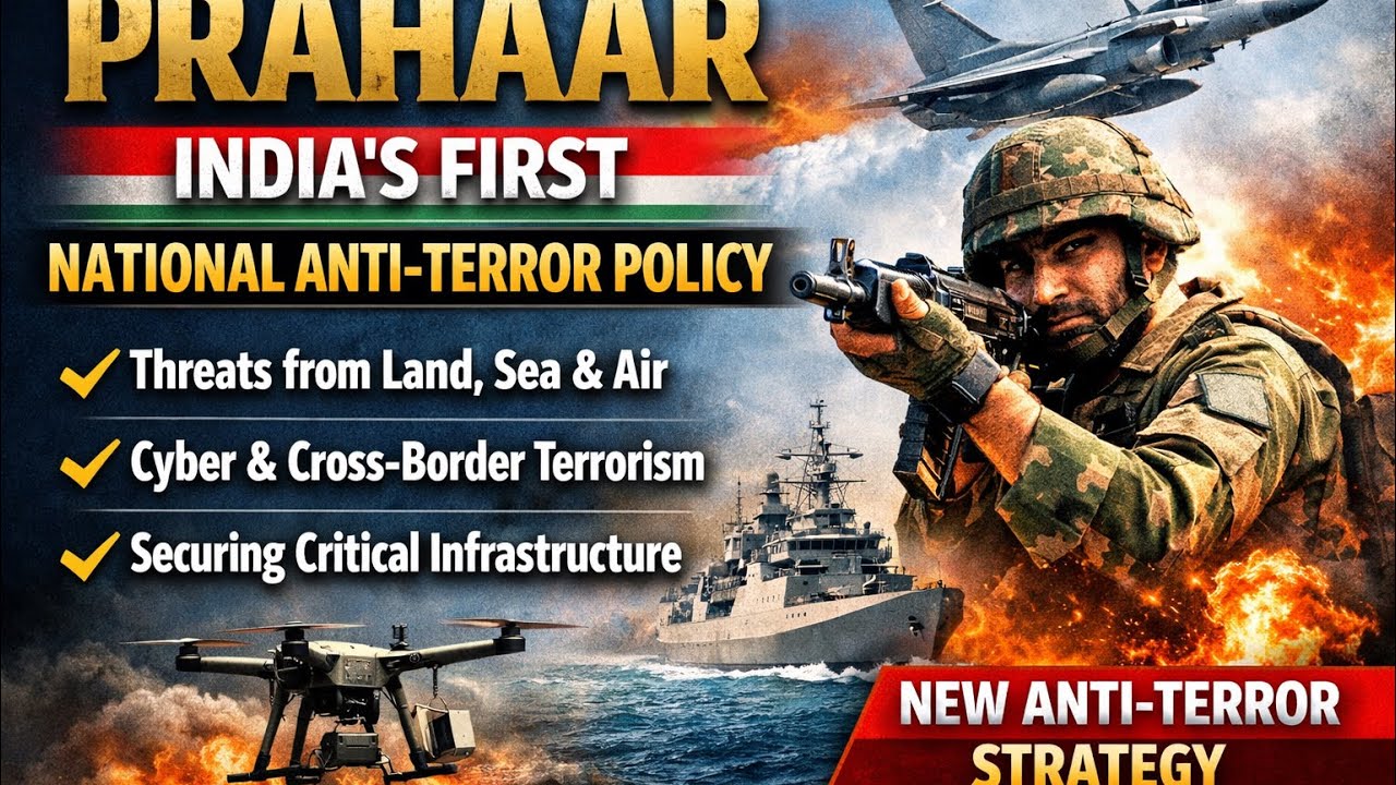 PRAHAAR: India’s First National Counter Terrorism Policy | GS 3 Security | UPSC 2026 #upsc2026