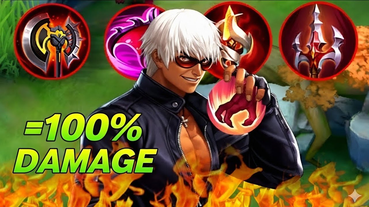 GLOBAL GUSION RED-META BUILD 2026!!💀(100% damage,must try🔥)|MOBILE LEGENDS 