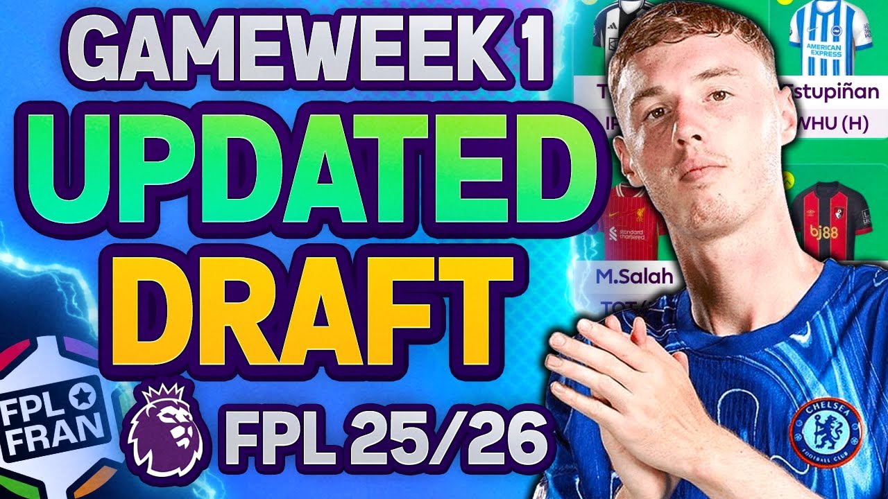 FPL GAMEWEEK 1 MY LATEST DRAFT | Fantasy Premier League 25/26
