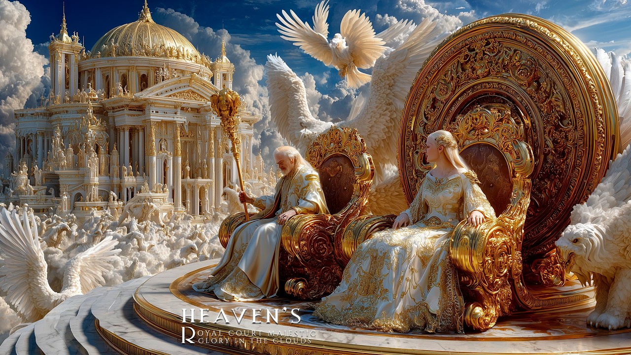 Heaven’s Royal Court | Majestic Throne of Glory in the Clouds Epic Fantasy