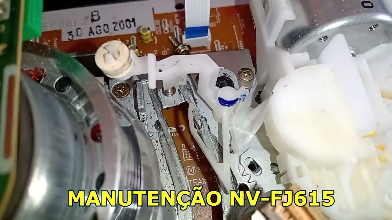 MANUTENÇÃO VÍDEO CASSETE PANASONIC NV-FJ615