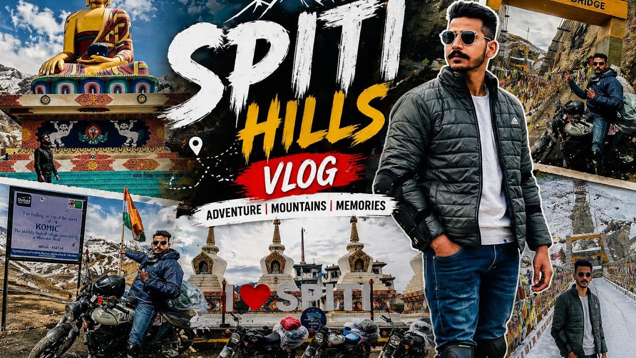 SPITI VALLEY | BIKE ROAD TRIP, APR 2025 | PANIPAT TO SPITI | 1 Part
