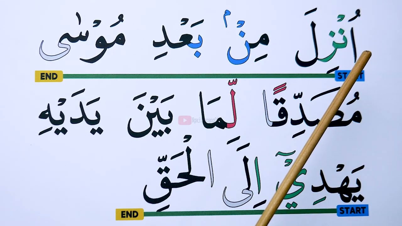KHUSUS LANSIA KHATAM III BELAJAR MENGAJI SURAH AL AHQAF AYAT 24-35 HURUF EKSTRA BESAR
