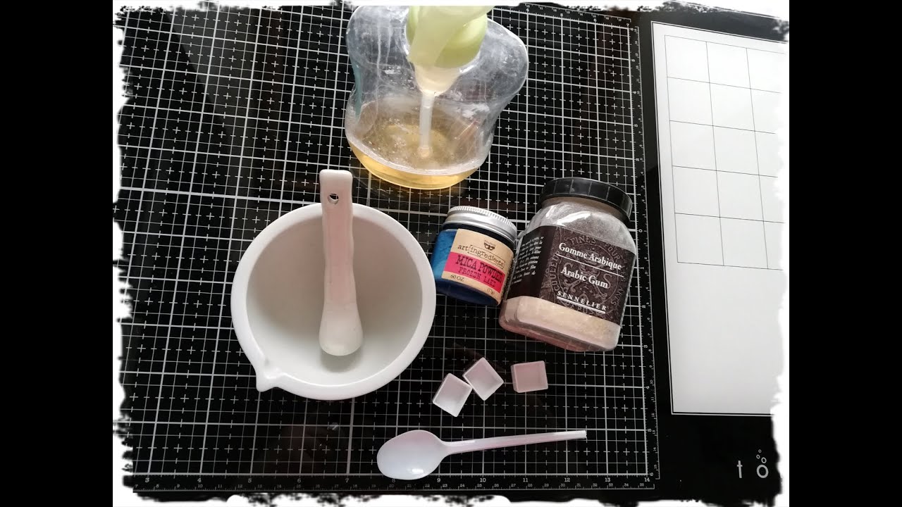 Fabriquer soi-même ses godets d'aquarelle